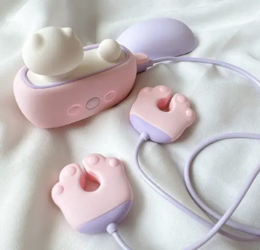 吮吸乳夹一体机，颜值超高的女生小玩具推荐！POPO CAT测评及使用体验