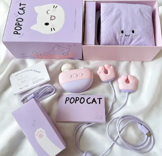 吮吸乳夹一体机，颜值超高的女生小玩具推荐！POPO CAT测评及使用体验